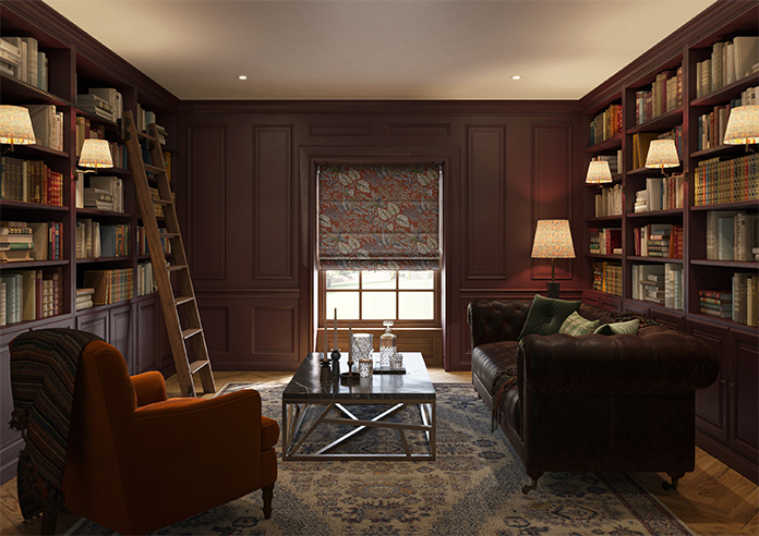 Paloma, Cinnamon - Twist&Fit Roman Blind - Image 8